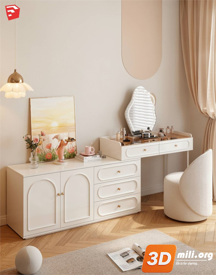 Dressing Table Skp Files 